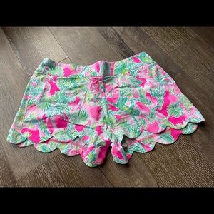 Lilly Pulitzer Scalloped Stretch Shorts
